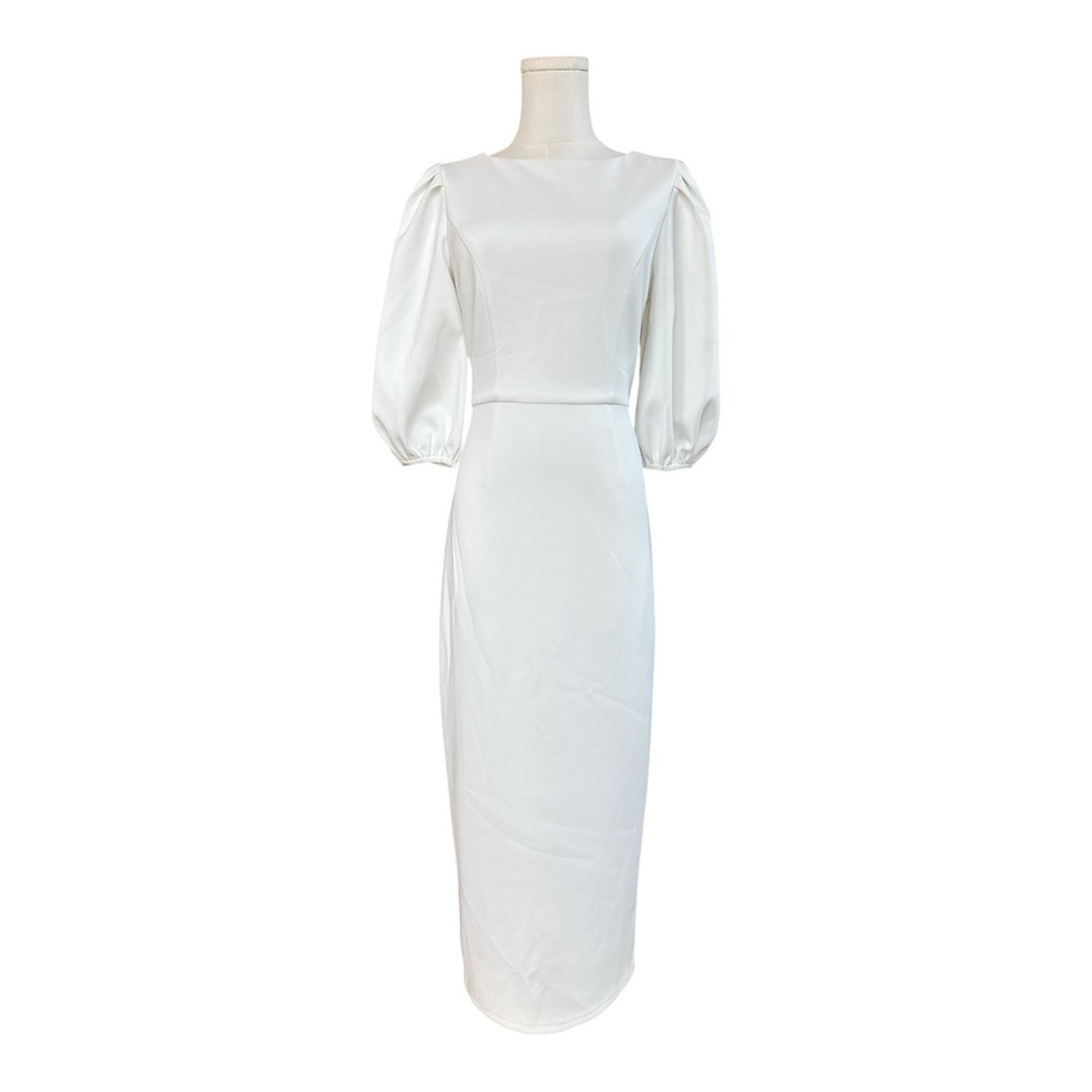 SBC6 Elegant White Dress Size Small